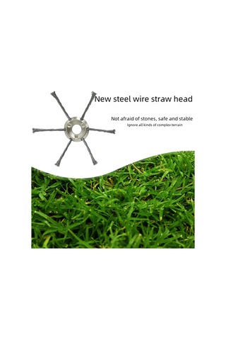 Monyee Yeni Model 9 İnç Çelik Tel Çim Kesici, 6 Bıçaklı Ormanlık Çalı Kesme Aleti, Evrensel Bahçe Weed Kaldırma Aracı 200mm, 250g Hafif Tasarım