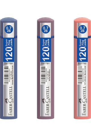 Grip 134/47 Versatil Siyah 0.7& 3'lügrip Min 0.7-duman Mavisi,bordo,mercan120'li Min,4'lü Yazım Seti