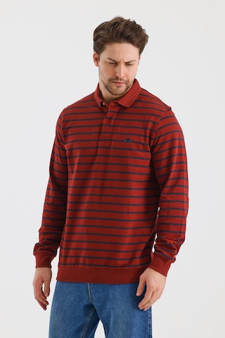 Alexander Gardi Alexandergardı Polo Yaka Çizgili Regular Fit Sweatshırt Wk25214 001