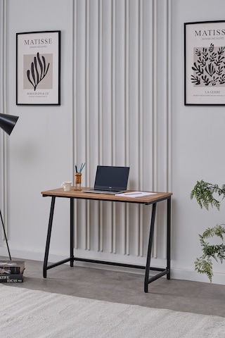 Arpleia Çalışma Masası 100x50 Cm Atlantik Çam  -  Siyah