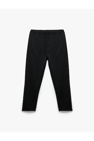 Koton Straight Fit Pike Kumaş Cep Detaylı Rahat Kesim Beli Bağcıklı Pantolon Lacivert 6wam40006hk Lacivert