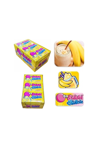 BİG BABOL SHAKIES MUZLU MILKSHAKE AROMALI SAKIZ 26 G. * 18 ADETLİ
