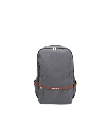 Lenyes Lb545 Rambler Serisi Polyester Kumaş Su Geçirmez Sırt Çantası Gri