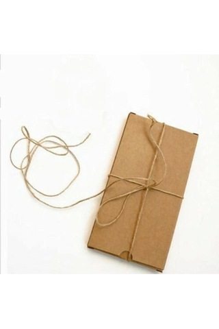 Jüt Kendir Ip Hediye Paketleme Ve Süsleme Ipi 100 Gram 1 Adet Urgan Kahverengi Hasır Ip