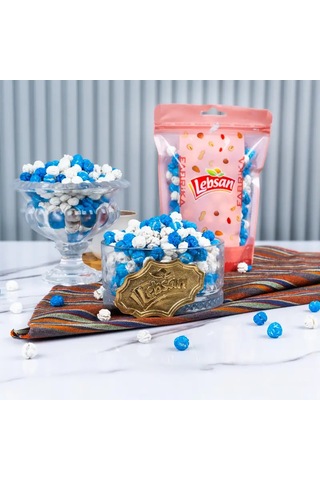 Mavi Beyaz Leblebi Şekeri - Lebsan Kuruyemiş 1 KG