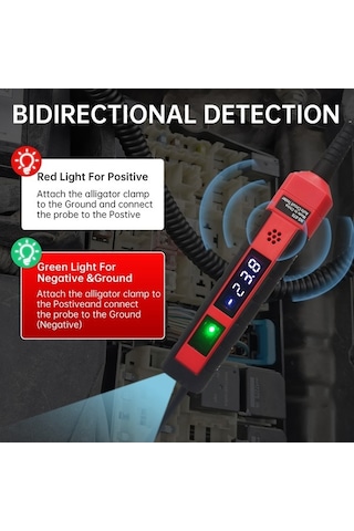 Trendooze Springsun Çok Amaçlı Ns-870 Dijital Araç Test Cihazı 4-75v Dc Çift Kutuplu Kablo Ve Arıza Tespit Gm