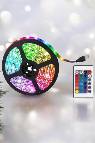 Yeni Nesil Rgb Işıklı 10metre Şerit Led Kumandalı Şarj Edilebilir 49064292