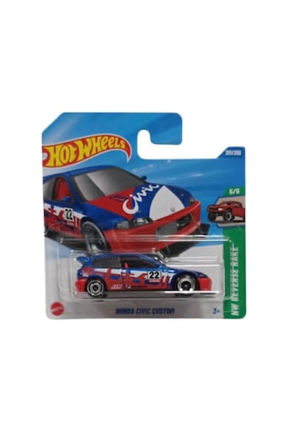 Hot Wheels Honda Civic Custom Oyuncak Araba Çok Renkli