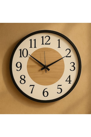 Yeni Tasarım Modern Duvar Saati Şık Ve Kalite Bir Arada No:1002 Siyah