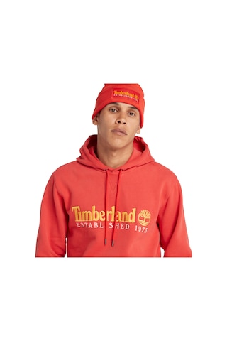 Timberland Ls 50th Anniversary Est. 1973 Erkek Turuncu Kapüşonlu Sweatshirt TB0A6S5WED61 Turuncu