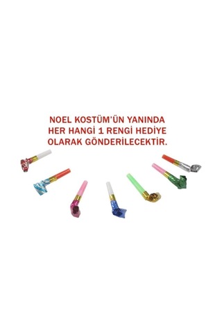 Pazarız Pembecin Bebek Çocuk Noel Baba Yılbaşı Kostüm Kırmızı
