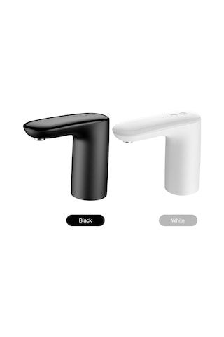 Jms Su Şişesi Pompası Taşınabilir Elektrikli Su Sebili Usb Şarj 2 Çalışma Modu 5 Galon Otomatik Siyah