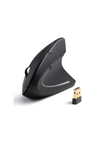 Cloody Dikey Ergonomik Kablosuz Mouse (Şarjlı)