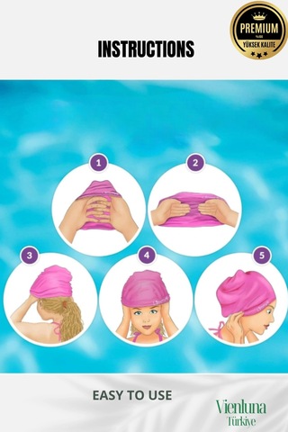 High-quality Non-slip Lightweight Waterproof Easy To Use Elastic Swim Cap Çok Renkli