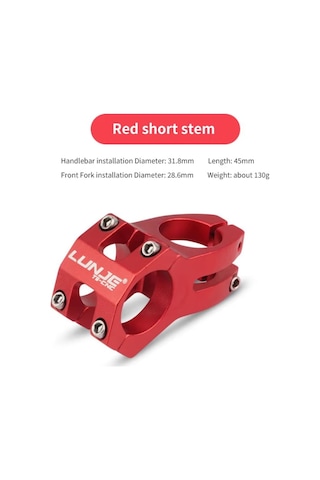 Lunje Bisiklet Gidon Boğazı 31.8mm Kırmızı
