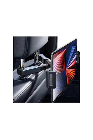 Siolanzi Koltuk Arkası Ayarlanabilir Telefon Tablet Tutucu Siyah