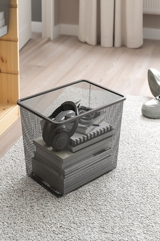 Ikea Koyu Gri Dayanıklı Saklama Kutusu 42x30x23 Cm Oyuncak Düzenleyici Çocuk Odası