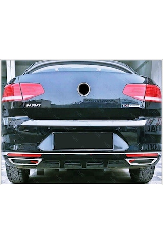 Vw Passat B8 Krom Egzos Çıkış Görünümü Difüzör 2014-2019 P.Çe...