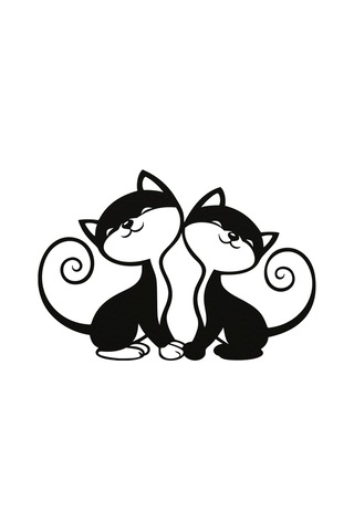 Kedi Cat 3d Duvar Dekoru - Şık Ve Minimalist Tasarım 19cm