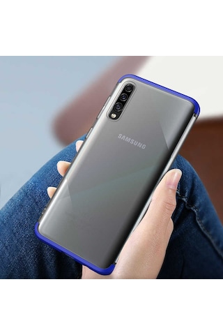 Samsung Uyumlu Galaxy A30s Kılıf Zore Nili Kapak Siyah