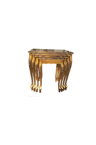 Zigon Lükens Aslan Klasik Model Kayın Torna Ayak Parlak Gold La