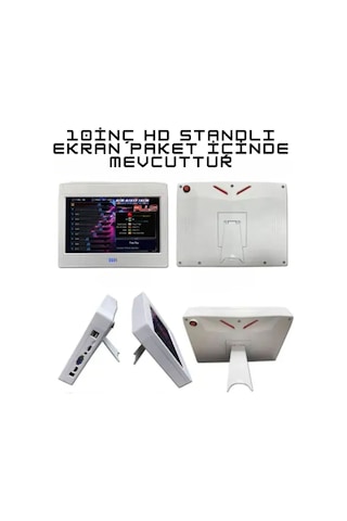 Pandora 10inç Hd Lcd Ekranlı 20000 Oyunlu Kablosuz Çift Kol Retro Arcade Şarjlı Oyun Konsolu
