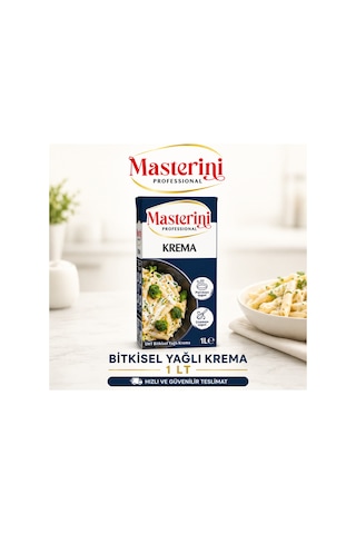 Yemek Ve Soslara Özel Bitkisel Krema 1l