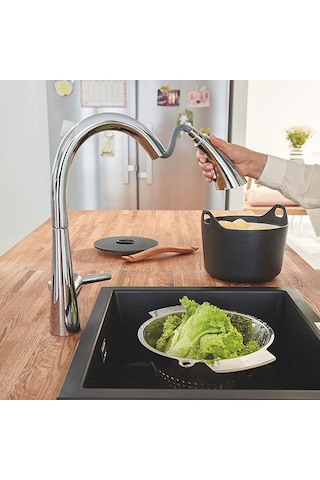 Grohe Zedra Tek Kumandalı Eviye Bataryası 32294002