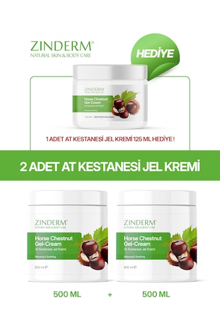 Zinderm At Kestanesi Masaj Kremi 2 x 500 ML