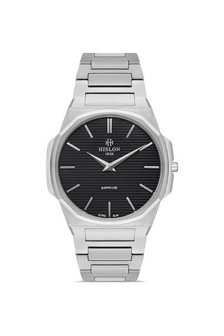 Hislon Men's Classic Cl127s-04ss Gri