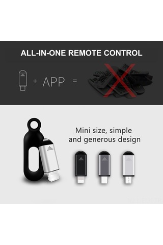 Xindoker Akıllı Telefon Kızılötesi Uzaktan Kumanda - Tv, Klima, Fan, Projektör Ve Daha Fazlası İçin Mikro Usb Bağlantılı
