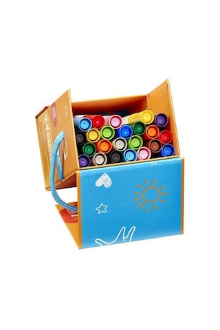 Carioca Jumbo Bebek Süper Yıkanabilir Keçeli Boya Kalemi 24'lü 46817