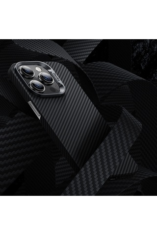 Apple Uyumlu iPhone 15 Plus Kılıf Magsafe Özellikli Karbon Fiber Benks Essential Armorair 600d Kevlar
