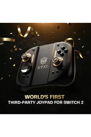 Nyxı Hyperion 3 Joypad Switch 2 Uyumlu Hall Effect Drift Yapmayan Joystick Bluetooth 5.0 Kablosuz Oyun Kolu Joy-con Pro Controller