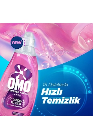 Omo Express Renkli & Siyahlar Sıvı Çamaşır Deterjanı 4 x 1480 ML