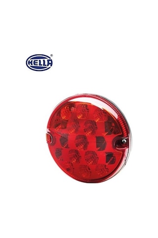 HELLA 12V-24V ARKA SİS LAMBASI 17-LEDLİ KIRMIZI (95 MM)