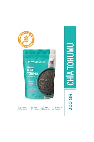 Tam Tarım Glutensiz Chia Tohumu 300 G