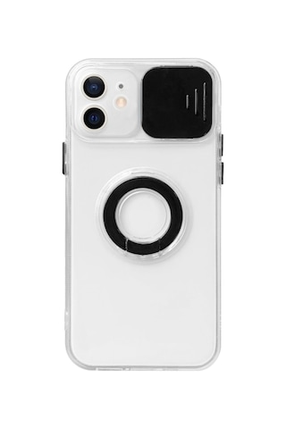 Apple Uyumlu iPhone 11 6.1Inç Sürgülü Kamera Korumali Yüzük Standli Kilif 554350353