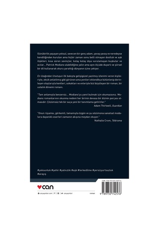 En Uzağından Unutuşun - Patrick Modiano - Can Yayınları