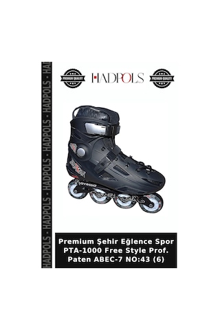 Premium Şehir Eğlence Spor Pta-1000 Free Style Prof. Paten Abec-7 No:43 6 Çok Renkli