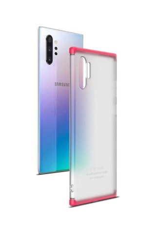 Galaxy Note 10 Plus Kılıf Zore Nili Kapak Kırmızı