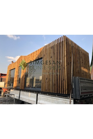 Tiny House Ahşap Pergole Konteyner