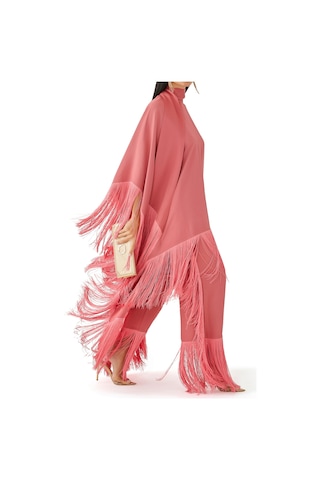 Taller Marmo Şık Yüksek Bel Salaş Pantolon Pembe