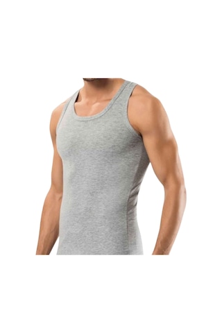 1 Adet Erkek Slim Fit Likralı Penye Sporcu Rambo Atleti 001