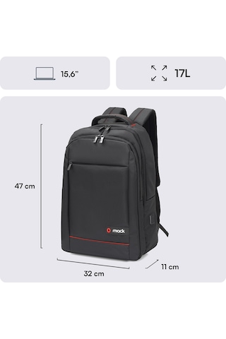 Mack Mcc-006 15.6" Office Usb Girişli Notebook Sırt Çantası