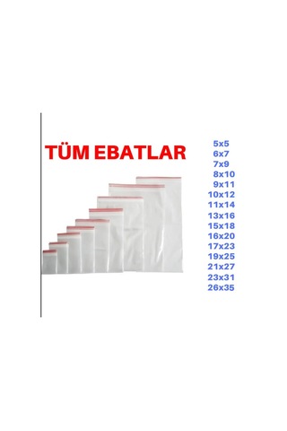 Kilitli Naylon Torba 5x5 100'lü