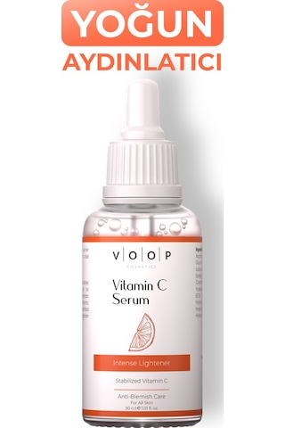 Voop Yoğun Aydınlatıcı ve Leke Karşıtı Vitamin C Serum 30 ML