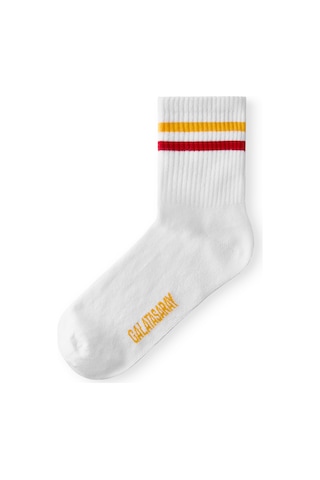 Gsstore Galatasaray Unisex Çorap U252280 Beyaz