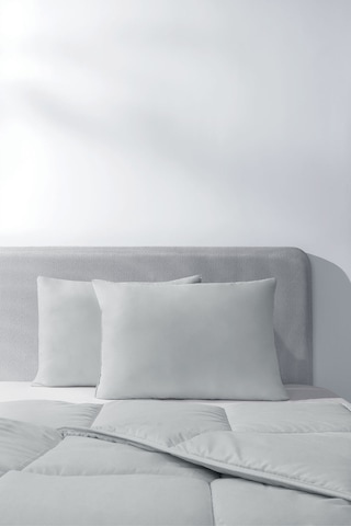 Yataş Bedding Macaron Çift Kişilik Yorgan - Yastık Set - Gri