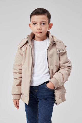 Benitto Kids Erkek Çocuk Kapüşonlu Mevsimlik Ceket 51313 Bej